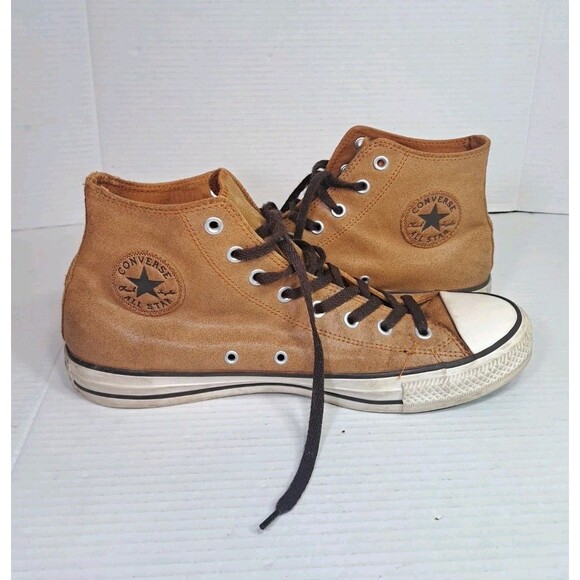 Converse Chuck Taylor All Star Hi Auburn Leather 144761C Men’s 12 Women’s 14 - Picture 6 of 11